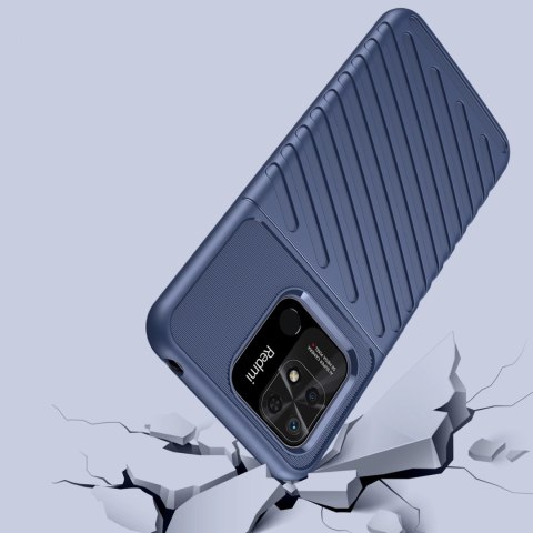 Thunder Case elastyczne pancerne etui pokrowiec Xiaomi Redmi 10C niebieski Thunder Case elastyczne pancerne etui pokrowiec Xiaomi Redmi 10C niebieski