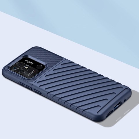 Thunder Case elastyczne pancerne etui pokrowiec Xiaomi Redmi 10C niebieski Thunder Case elastyczne pancerne etui pokrowiec Xiaomi Redmi 10C niebieski