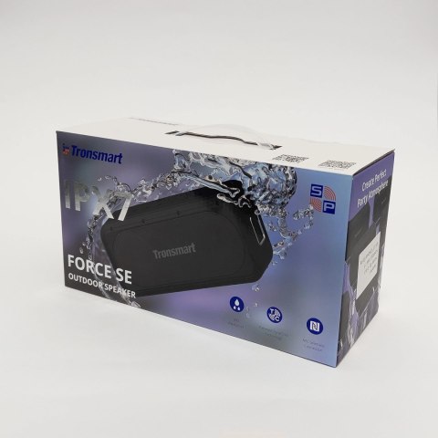 Tronsmart Force SE wodoodporny bezprzewodowy głośnik Bluetooth 50W z funkcją Powerbank czarny (752288) Tronsmart Force SE wodoodporny bezprzewodowy głośnik Bluetooth 50W z funkcją Powerbank czarny (752288)