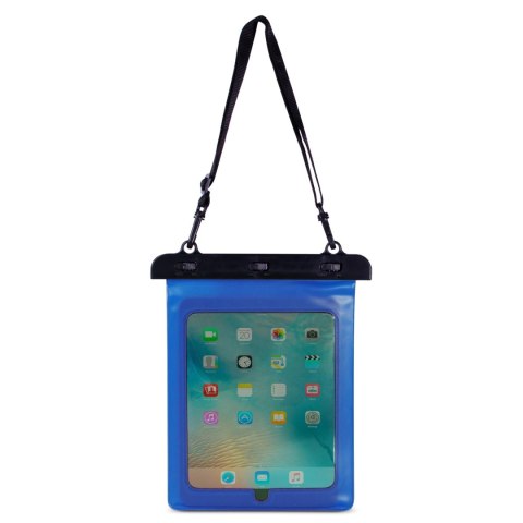 Wodoodporne etui do tabletu PVC - niebieskie Wodoodporne etui do tabletu PVC - niebieskie