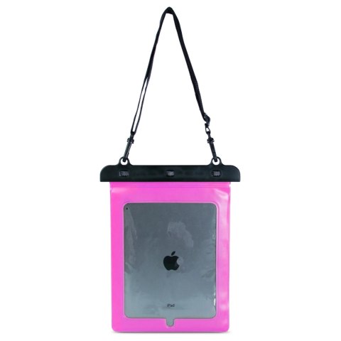 Wodoodporne etui do tabletu PVC - różowe