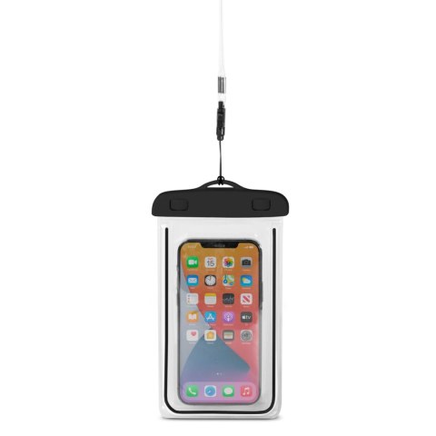 Wodoodporne etui ze smyczą do telefonu PVC - czarne Wodoodporne etui ze smyczą do telefonu PVC - czarne