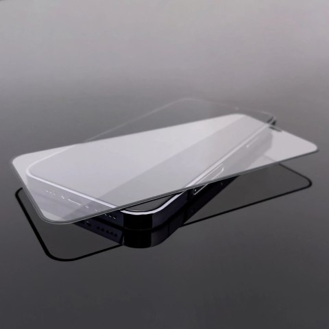 Wozinsky Full Glue Tempered Glass szkło hartowane Motorola Moto G200 5G 9H na cały ekran z czarną ramką
