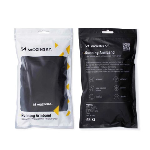Wozinsky opaska na telefon do biegania armband czarna (WABBK1) Wozinsky opaska na telefon do biegania armband czarna (WABBK1)