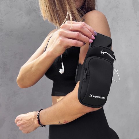 Wozinsky opaska na telefon do biegania armband pomarańczowa (WABOR1)