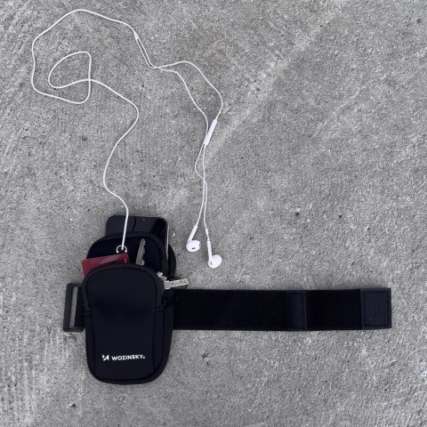 Wozinsky opaska na telefon do biegania armband pomarańczowa (WABOR1)