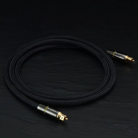 Wozinsky optyczny kabel przewód audio cyfrowy światłowód Toslink SPDIF 3m czarny (WOPT-30) Wozinsky optyczny kabel przewód audio cyfrowy światłowód Toslink SPDIF 3m czarny (WOPT-30)