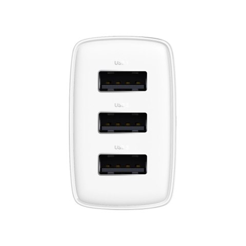 Baseus Compact ładowarka sieciowa 3x USB 17W biały (CCXJ020102) Baseus Compact ładowarka sieciowa 3x USB 17W biały (CCXJ020102)