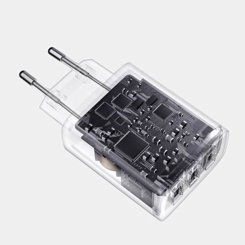 Baseus Compact ładowarka sieciowa 3x USB 17W biały (CCXJ020102) Baseus Compact ładowarka sieciowa 3x USB 17W biały (CCXJ020102)