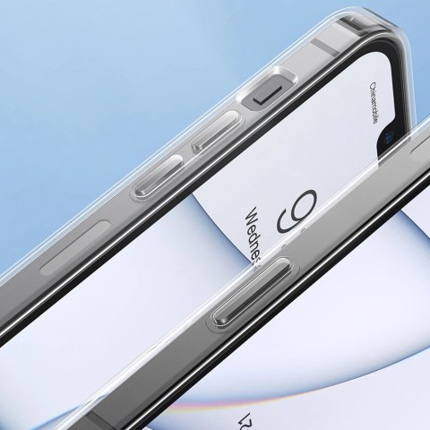 Baseus Frosted Glass Case etui pokrowiec do iPhone 13 Pro Max sztywna obudowa z żelową ramką czarny (ARWS001101) Baseus Frosted Glass Case etui pokrowiec do iPhone 13 Pro Max sztywna obudowa z żelową ramką czarny (ARWS001101)