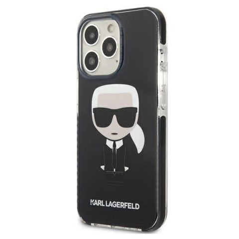 Etui Karl Lagerfeld Iconik Karl na iPhone 13 Pro / iPhone 13 - czarne Etui Karl Lagerfeld Iconik Karl na iPhone 13 Pro / iPhone 13 - czarne
