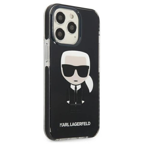 Etui Karl Lagerfeld Iconik Karl na iPhone 13 Pro / iPhone 13 - czarne Etui Karl Lagerfeld Iconik Karl na iPhone 13 Pro / iPhone 13 - czarne