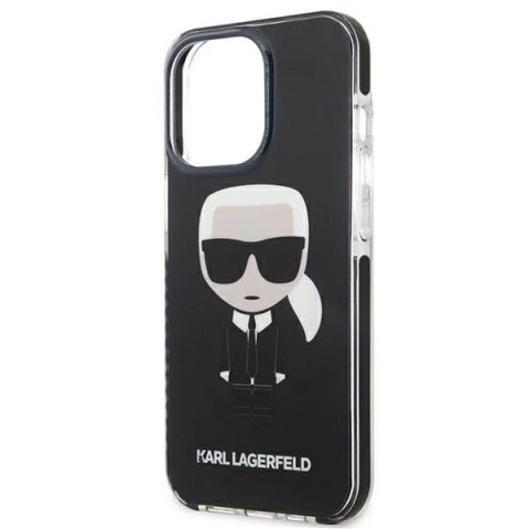Etui Karl Lagerfeld Iconik Karl na iPhone 13 Pro / iPhone 13 - czarne Etui Karl Lagerfeld Iconik Karl na iPhone 13 Pro / iPhone 13 - czarne