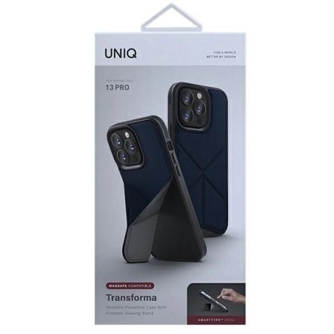 Etui UNIQ Transforma MagSafe na iPhone 13 Pro / iPhone 13 - niebieskie Etui UNIQ Transforma MagSafe na iPhone 13 Pro / iPhone 13 - niebieskie