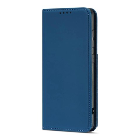 Magnet Card Case etui do Samsung Galaxy A53 5G pokrowiec portfel na karty kartę podstawka niebieski Magnet Card Case etui do Samsung Galaxy A53 5G pokrowiec portfel na karty kartę podstawka niebieski