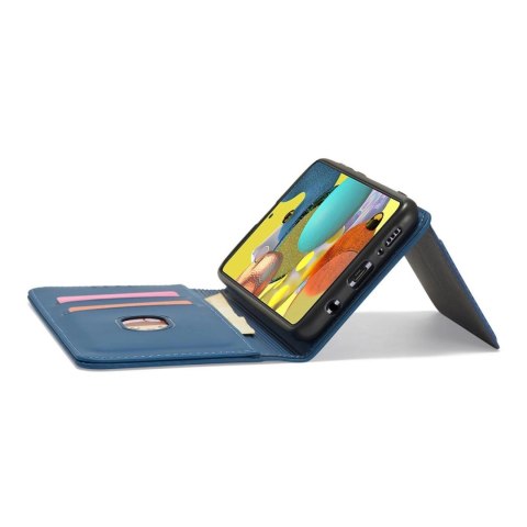 Magnet Card Case etui do Samsung Galaxy A53 5G pokrowiec portfel na karty kartę podstawka niebieski Magnet Card Case etui do Samsung Galaxy A53 5G pokrowiec portfel na karty kartę podstawka niebieski