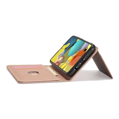 Magnet Card Case etui do Samsung Galaxy A53 5G pokrowiec portfel na karty kartę podstawka różowy Magnet Card Case etui do Samsung Galaxy A53 5G pokrowiec portfel na karty kartę podstawka różowy