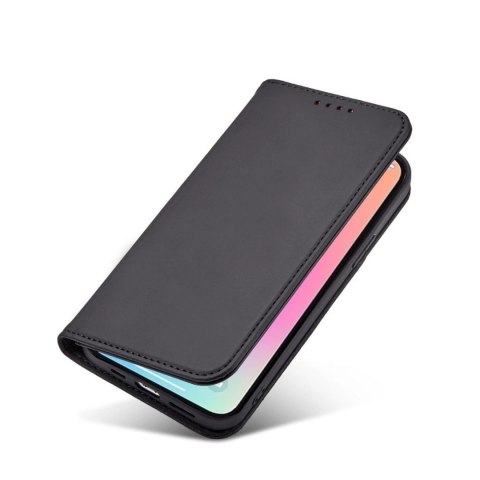 Magnet Card Case etui do iPhone 13 pokrowiec portfel na karty kartę podstawka czarny Magnet Card Case etui do iPhone 13 pokrowiec portfel na karty kartę podstawka czarny