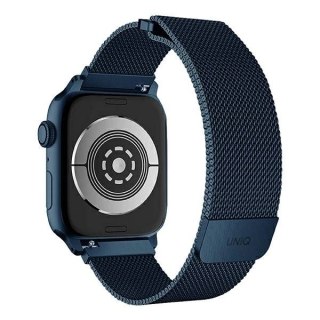 Pasek Uniq Dante Stainless Steel na Apple Watch 1/2/3/4/5/6/7/8/SE/SE2 38/40/41mm - niebieski