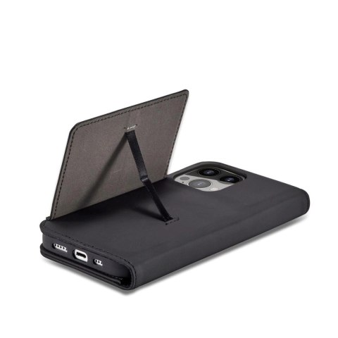 Magnet Card Case etui do Samsung Galaxy S22 Ultra pokrowiec portfel na karty kartę podstawka czarny Magnet Card Case etui do Samsung Galaxy S22 Ultra pokrowiec portfel na karty kartę podstawka czarny