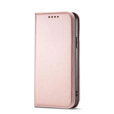 Magnet Card Case etui do Samsung Galaxy S22 Ultra pokrowiec portfel na karty kartę podstawka różowy Magnet Card Case etui do Samsung Galaxy S22 Ultra pokrowiec portfel na karty kartę podstawka różowy