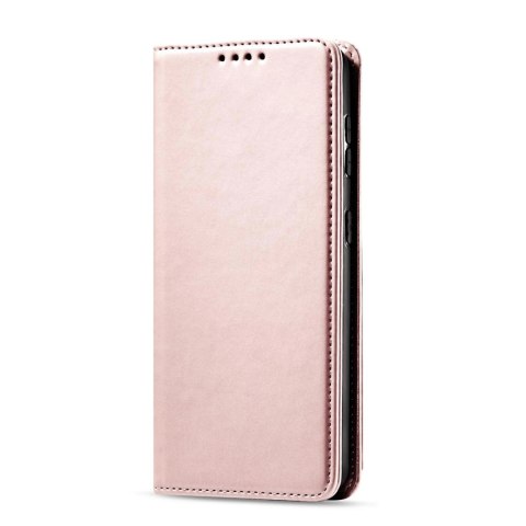 Magnet Card Case etui do Samsung Galaxy S22 pokrowiec portfel na karty kartę podstawka różowy Magnet Card Case etui do Samsung Galaxy S22 pokrowiec portfel na karty kartę podstawka różowy