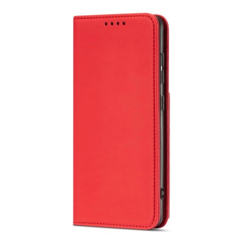 Magnet Card Case etui do Xiaomi Redmi Note 11 Pro pokrowiec portfel na karty kartę podstawka czerwony Magnet Card Case etui do Xiaomi Redmi Note 11 Pro pokrowiec portfel na karty kartę podstawka czerwony