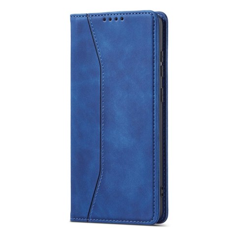 Magnet Fancy Case etui do Samsung Galaxy A13 5G pokrowiec portfel na karty kartę podstawka niebieski Magnet Fancy Case etui do Samsung Galaxy A13 5G pokrowiec portfel na karty kartę podstawka niebieski