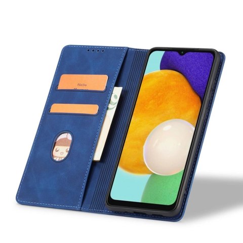 Magnet Fancy Case etui do Samsung Galaxy A13 5G pokrowiec portfel na karty kartę podstawka niebieski Magnet Fancy Case etui do Samsung Galaxy A13 5G pokrowiec portfel na karty kartę podstawka niebieski