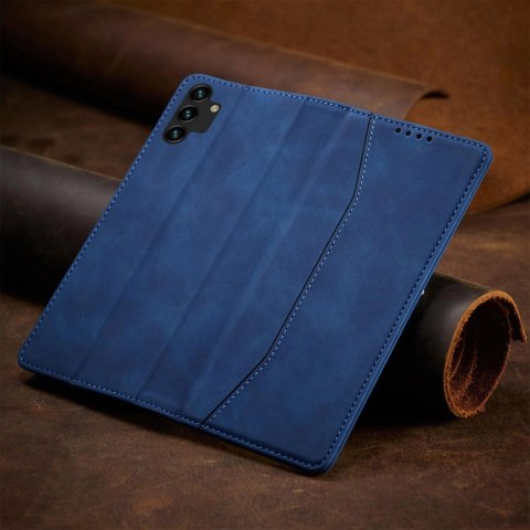 Magnet Fancy Case etui do Samsung Galaxy A13 5G pokrowiec portfel na karty kartę podstawka niebieski Magnet Fancy Case etui do Samsung Galaxy A13 5G pokrowiec portfel na karty kartę podstawka niebieski