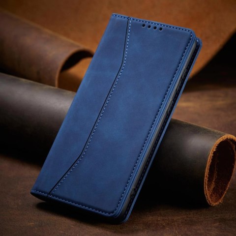 Magnet Fancy Case etui do Samsung Galaxy A13 5G pokrowiec portfel na karty kartę podstawka niebieski Magnet Fancy Case etui do Samsung Galaxy A13 5G pokrowiec portfel na karty kartę podstawka niebieski