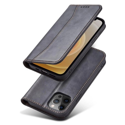Magnet Fancy Case etui do iPhone 12 Pro pokrowiec portfel na karty kartę podstawka czarny Magnet Fancy Case etui do iPhone 12 Pro pokrowiec portfel na karty kartę podstawka czarny