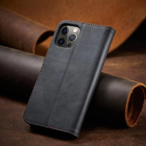 Magnet Fancy Case etui do iPhone 12 Pro pokrowiec portfel na karty kartę podstawka czarny Magnet Fancy Case etui do iPhone 12 Pro pokrowiec portfel na karty kartę podstawka czarny