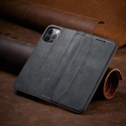 Magnet Fancy Case etui do iPhone 12 Pro pokrowiec portfel na karty kartę podstawka czarny Magnet Fancy Case etui do iPhone 12 Pro pokrowiec portfel na karty kartę podstawka czarny