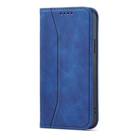 Magnet Fancy Case etui do iPhone 12 Pro pokrowiec portfel na karty kartę podstawka niebieski Magnet Fancy Case etui do iPhone 12 Pro pokrowiec portfel na karty kartę podstawka niebieski