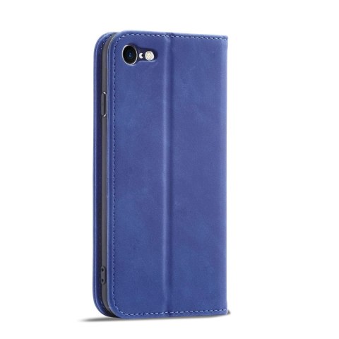 Magnet Fancy Case etui do iPhone SE 2022 / SE 2020 / iPhone 8 / iPhone 7 pokrowiec portfel na karty kartę podstawka niebieski Magnet Fancy Case etui do iPhone SE 2022 / SE 2020 / iPhone 8 / iPhone 7 pokrowiec portfel na karty kartę podstawka niebieski