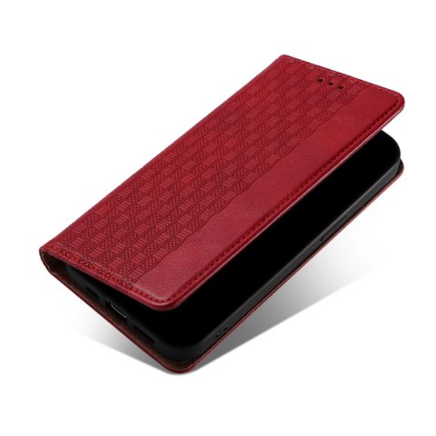 Magnet Strap Case etui do Samsung Galaxy S22+ (S22 Plus) pokrowiec portfel + mini smycz zawieszka czerwony Magnet Strap Case etui do Samsung Galaxy S22+ (S22 Plus) pokrowiec portfel + mini smycz zawieszka czerwony