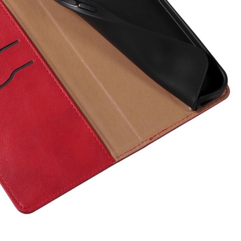 Magnet Strap Case etui do Samsung Galaxy S22+ (S22 Plus) pokrowiec portfel + mini smycz zawieszka czerwony Magnet Strap Case etui do Samsung Galaxy S22+ (S22 Plus) pokrowiec portfel + mini smycz zawieszka czerwony