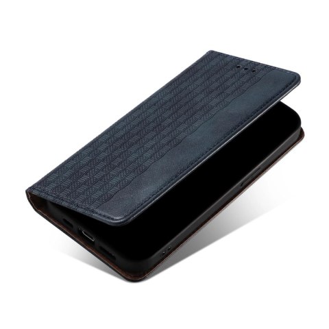 Magnet Strap Case etui do Samsung Galaxy S22 pokrowiec portfel + mini smycz zawieszka niebieski Magnet Strap Case etui do Samsung Galaxy S22 pokrowiec portfel + mini smycz zawieszka niebieski