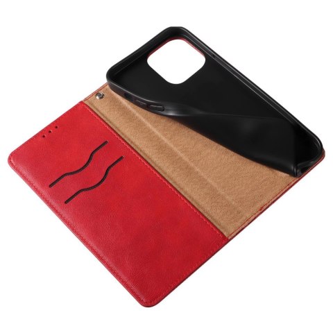 Magnet Strap Case etui do iPhone 12 Pro pokrowiec portfel + mini smycz zawieszka czerwony Magnet Strap Case etui do iPhone 12 Pro pokrowiec portfel + mini smycz zawieszka czerwony