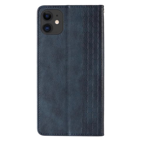 Magnet Strap Case etui do iPhone 13 mini pokrowiec portfel + mini smycz zawieszka niebieski Magnet Strap Case etui do iPhone 13 mini pokrowiec portfel + mini smycz zawieszka niebieski