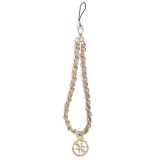 Zawieszka Guess Chain Metal 4G Charm - różowa