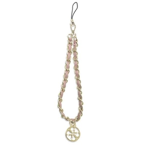 Zawieszka Guess Chain Metal 4G Charm - różowa