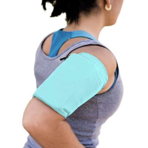 Armband do biegania opaska na ramię na telefon L niebieska Armband do biegania opaska na ramię na telefon L niebieska