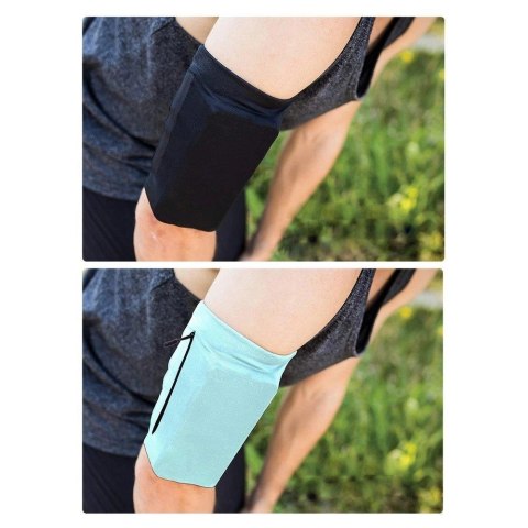 Armband do biegania opaska na ramię na telefon L niebieska Armband do biegania opaska na ramię na telefon L niebieska