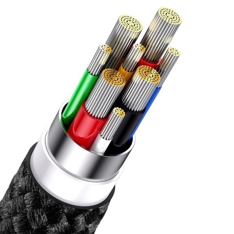 Baseus Flash Series II kabel USB Typ C - USB Typ C / Lightning / micro USB 100 W 1,5 m czarny (CASS030201) Baseus Flash Series II kabel USB Typ C - USB Typ C / Lightning / micro USB 100 W 1,5 m czarny (CASS030201)