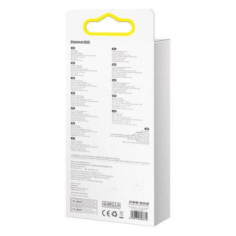Baseus Flash Series II kabel USB Typ C - USB Typ C / Lightning / micro USB 100 W 1,5 m czarny (CASS030201) Baseus Flash Series II kabel USB Typ C - USB Typ C / Lightning / micro USB 100 W 1,5 m czarny (CASS030201)