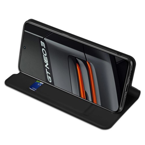 Dux Ducis Skin Pro kabura etui pokrowiec z klapką Realme GT Neo 3 czarny Dux Ducis Skin Pro kabura etui pokrowiec z klapką Realme GT Neo 3 czarny