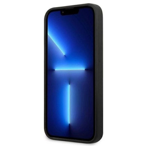 Etui Guess Silicone Triangle na iPhone 13 mini - czarne