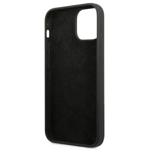 Etui Guess Silicone Triangle na iPhone 13 mini - czarne